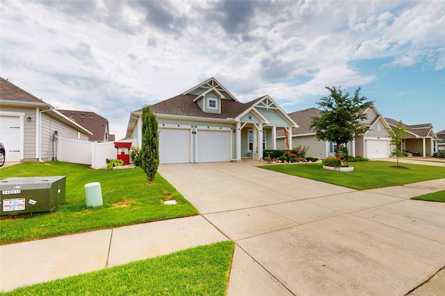 1712 Intervale Rd, Providence Village, TX 76227 - craftsman-style home featuring driveway, an attached garage, and roof with shingles