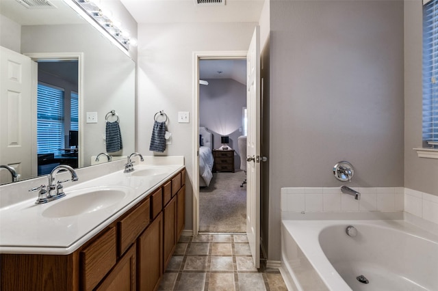 109 Niagara Falls Dr, Anna, TX 75409 - bathroom with ensuite bath, double vanity, and a bath