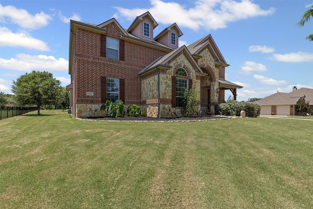 5024 Running Brook Dr, Joshua, TX 76058 - view of front of property featuring stone siding and brick siding