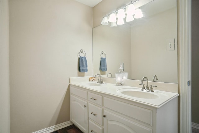 1660 Spinnaker Ln, Azle, TX 76020 - full bath featuring double vanity and baseboards