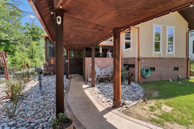 421 Dallas St, Argyle, TX 76226 - view of patio