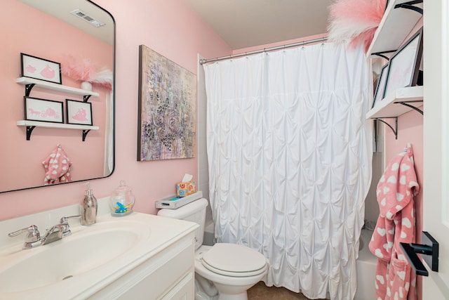 2209 Willard Dr, Mckinney, TX 75072 - full bath with vanity and shower / bath combo with shower curtain