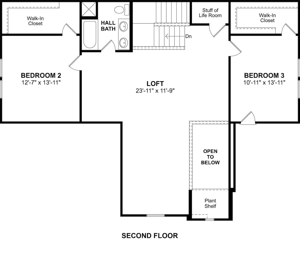 752 Emerald Hts, Lavon, TX 75166 - view of floor plan / room layout