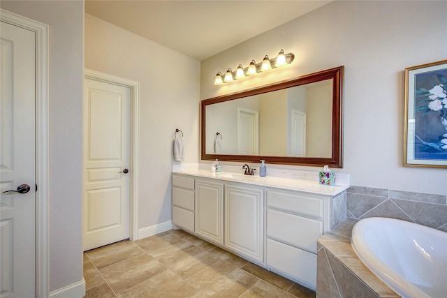 6341 Ashford Trl, Mesquite, TX 75181 - full bathroom with vanity and a garden tub