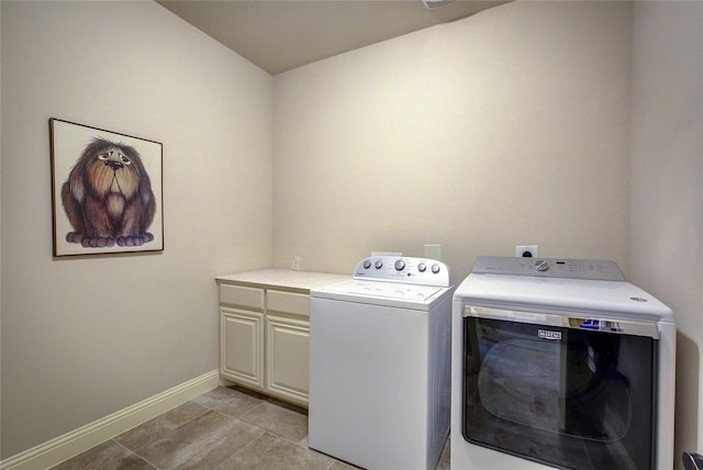 6341 Ashford Trl, Mesquite, TX 75181 - washroom with washer and dryer and cabinet space