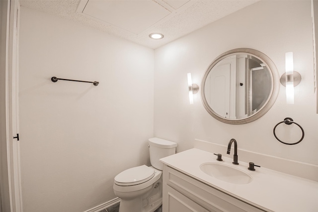 5907 Copperwood Ln Unit 1138, Dallas, TX 75248 - bathroom with vanity and a textured ceiling