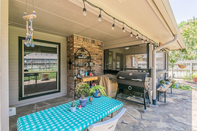 6215 Suffolk Dr, Arlington, TX 76001 - view of patio / terrace with a grill