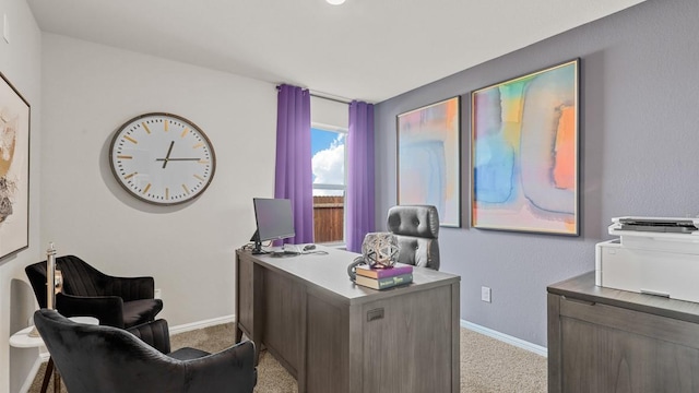 9453 Mint Hill Dr, Fort Worth, TX 76108 - office area featuring carpet and baseboards