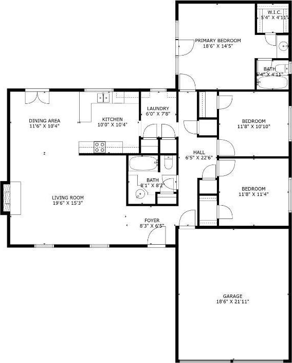 2017 Jessie Pl, Edgecliff Village, TX 76134 - view of floor plan / room layout
