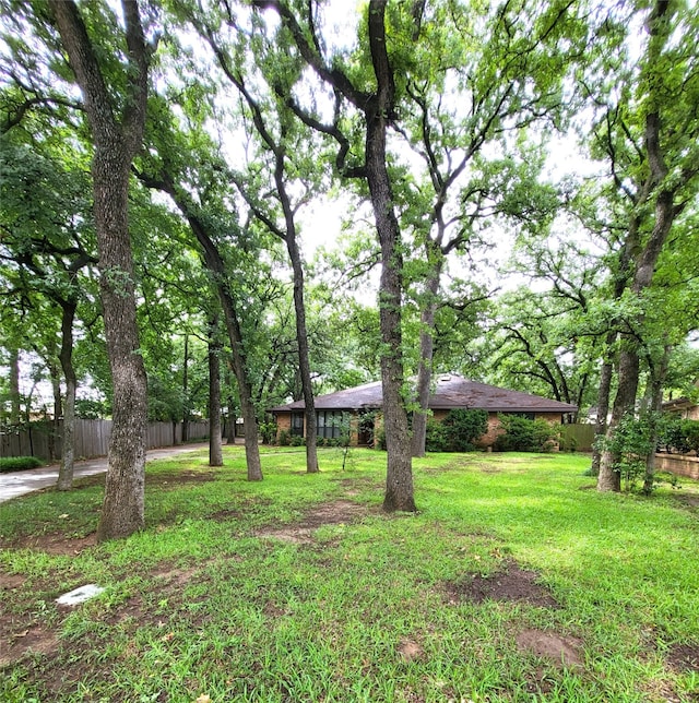 697 Highland Crest Dr, Hurst, TX 76054 - view of yard