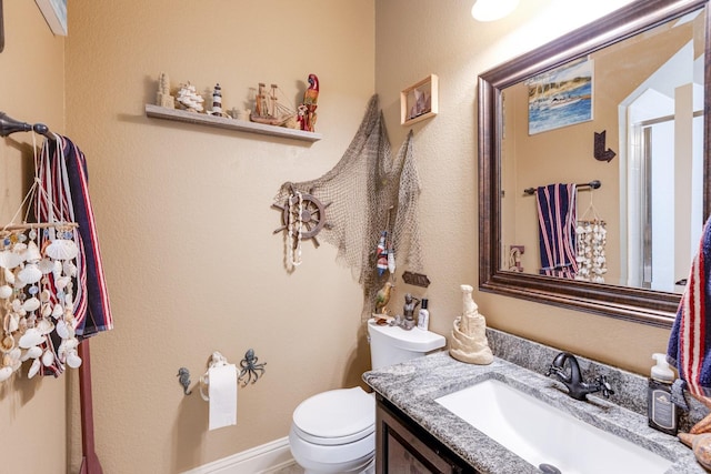 1970 Lake Forest Dr, Rockwall, TX 75087 - full bathroom with vanity and a shower with shower door