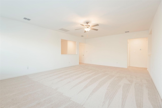 219 Autumn Sage Ln, Princeton, TX 75407 - spare room featuring ceiling fan and light colored carpet