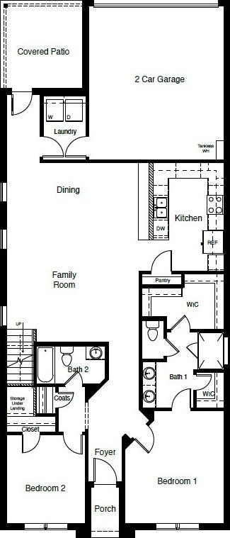 6628 Windfall Dr, Fort Worth, TX 76135 - view of property floor plan