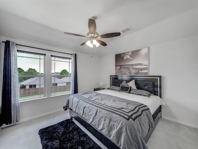 412 Navo Rd, Little Elm, TX 75068 - carpeted bedroom featuring baseboards and a ceiling fan