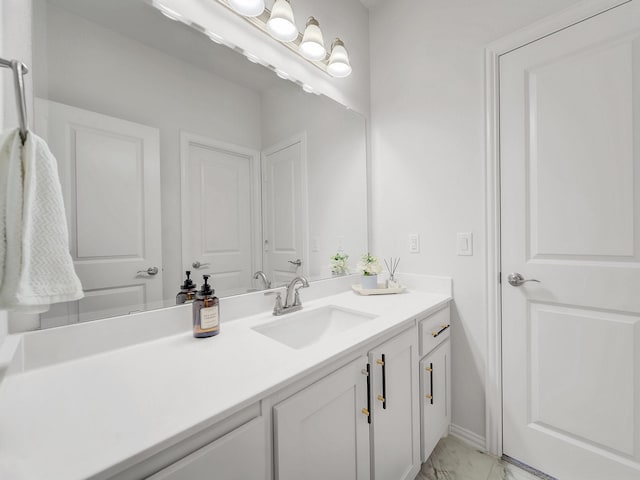 412 Navo Rd, Little Elm, TX 75068 - bathroom with marble finish floors and vanity