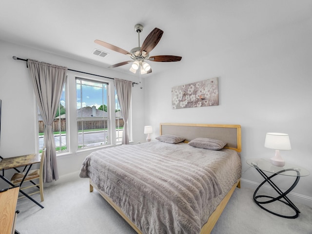 412 Navo Rd, Little Elm, TX 75068 - carpeted bedroom featuring baseboards and ceiling fan