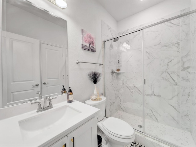 412 Navo Rd, Little Elm, TX 75068 - full bathroom with a marble finish shower and vanity