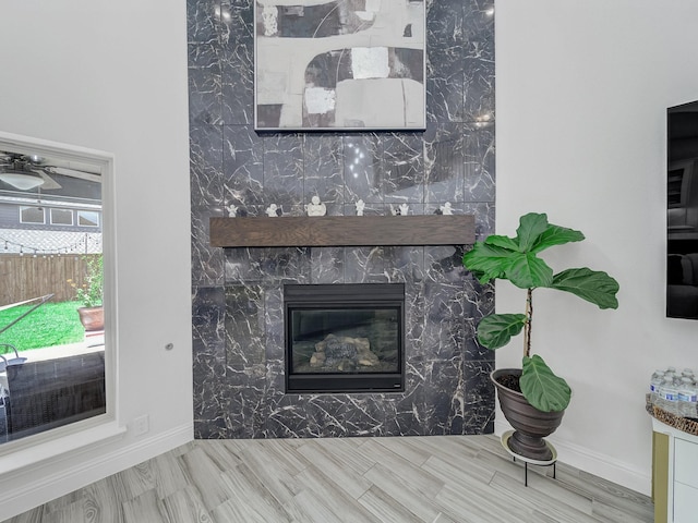 412 Navo Rd, Little Elm, TX 75068 - detailed view of a fireplace