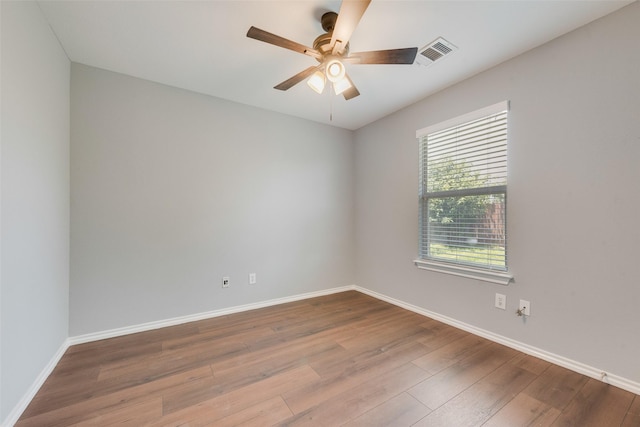 3016 Bryce Dr, Wylie, TX 75098 - spare room with a ceiling fan and wood finished floors