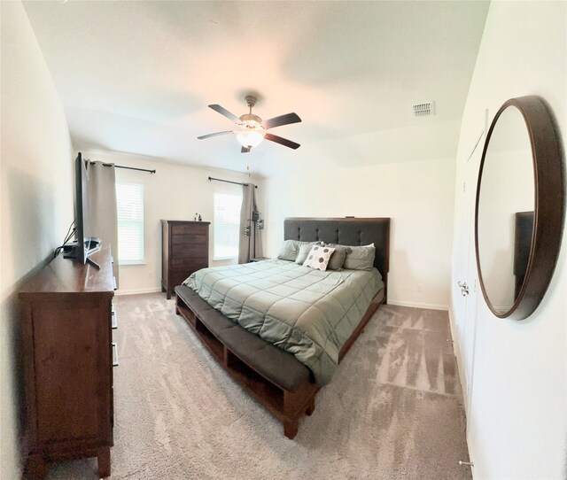 1364 Renoir Dr, Little Elm, TX 75068 - carpeted bedroom with baseboards and a ceiling fan
