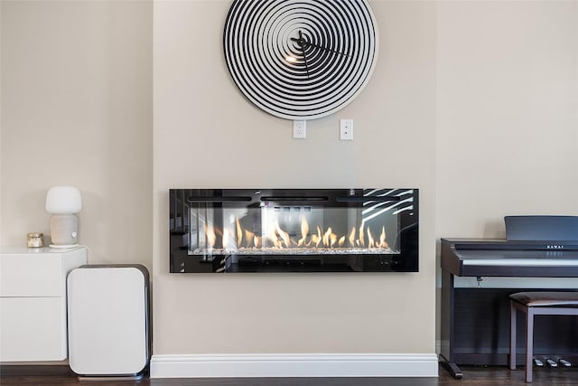 8538 Church St, Frisco, TX 75034 - detailed view of wood finished floors and baseboards