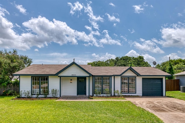4817 Springsong Ln, Arlington, TX 76017 - ranch-style home with concrete driveway and a garage