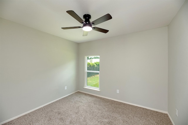 4817 Springsong Ln, Arlington, TX 76017 - spare room with carpet floors and a ceiling fan