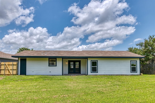 4817 Springsong Ln, Arlington, TX 76017 - view of front of property featuring french doors