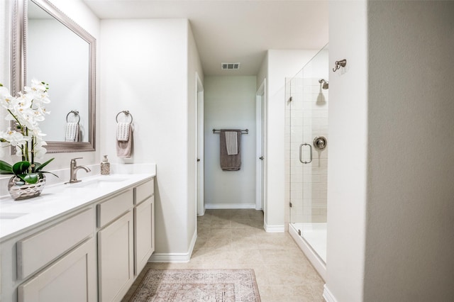 595 Yucca Ct, Princeton, TX 75407 - full bathroom with a shower stall and double vanity