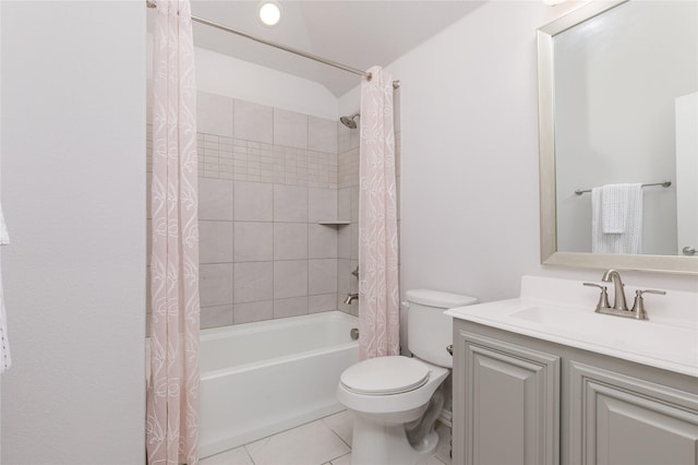 324 Roscoe Dr, Fate, TX 75087 - full bath with shower / bathtub combination with curtain, vanity, and tile patterned floors