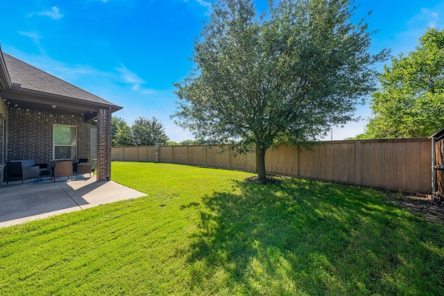 705 Rio Concho Trl, Mckinney, TX 75071 - fenced backyard featuring a patio area