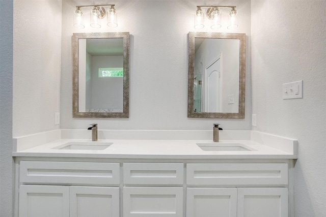 507 S 4th St, Grandview, TX 76050 - bathroom with double vanity