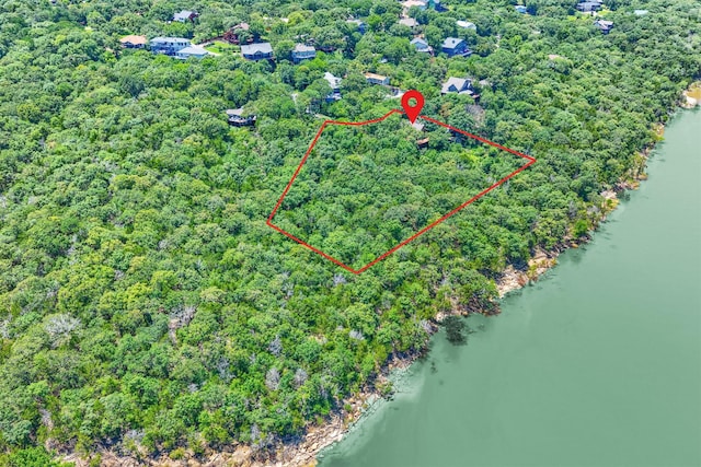 110 Waterview Ln, Pottsboro, TX 75076 - view of property location with a large body of water and property parcel outlined