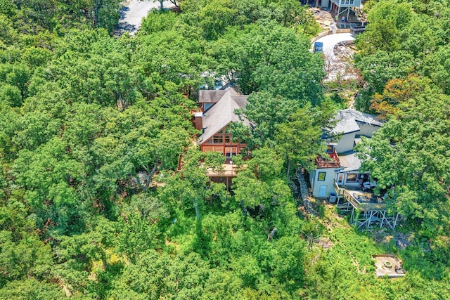 110 Waterview Ln, Pottsboro, TX 75076 - aerial view of a forest