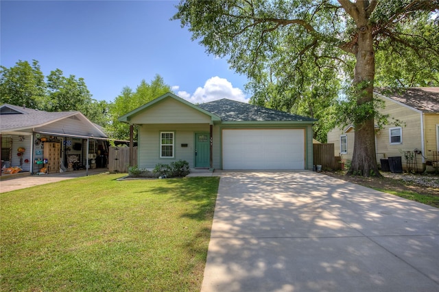109 W Damon St, Terrell, TX 75160 - view of front facade with driveway and a garage