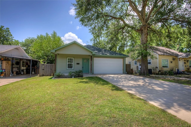109 W Damon St, Terrell, TX 75160 - view of front of property featuring concrete driveway and a garage