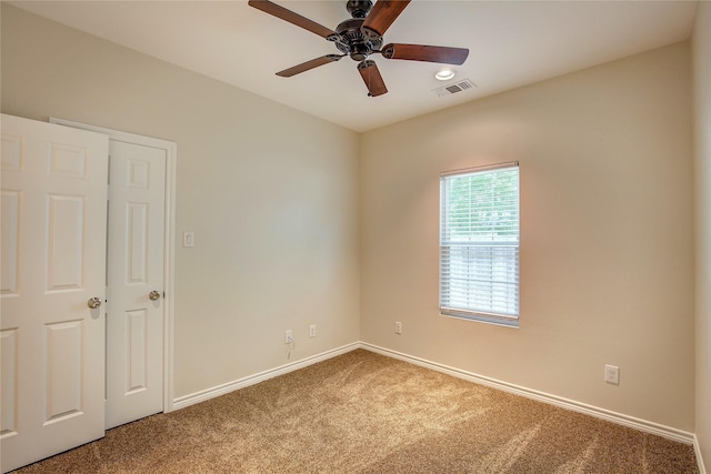 109 W Damon St, Terrell, TX 75160 - carpeted spare room featuring ceiling fan and recessed lighting