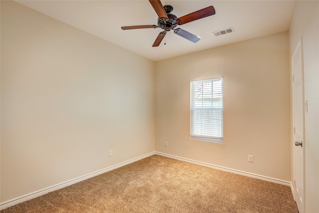109 W Damon St, Terrell, TX 75160 - unfurnished room with carpet flooring and ceiling fan