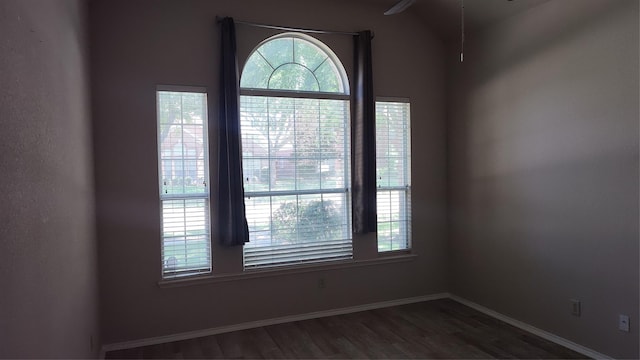 11521 Blanchard Dr, Frisco, TX 75035 - spare room with dark wood-type flooring and a ceiling fan