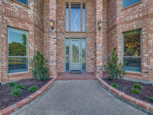1908 Peninsula Dr, Flower Mound, TX 75022 - property entrance with brick siding