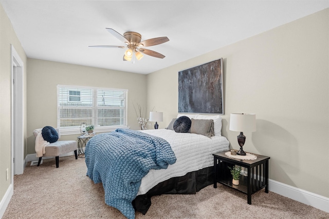 411 Harcourt St, Weatherford, TX 76086 - bedroom featuring carpet and a ceiling fan