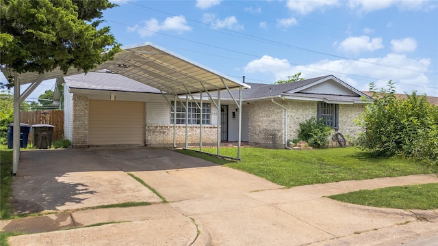 6354 Cinnamon Oaks, Dallas, TX 75241 - view of front of home featuring a garage, driveway, brick siding, and roof with shingles