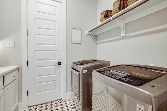 233 Kirkpatrick Ct, Argyle, TX 76226 - laundry room featuring separate washer and dryer and light flooring