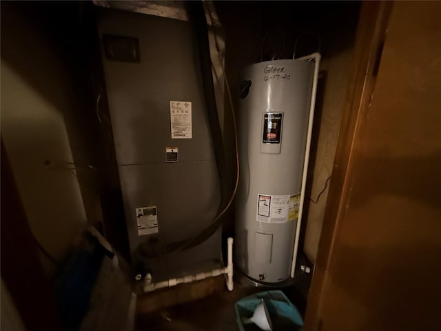 380 NE 32nd St, Paris, TX 75460 - utilities featuring electric water heater and heating unit