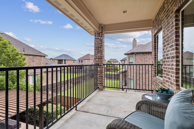 2824 Mastil Rd, Grand Prairie, TX 75054 - balcony with a residential view