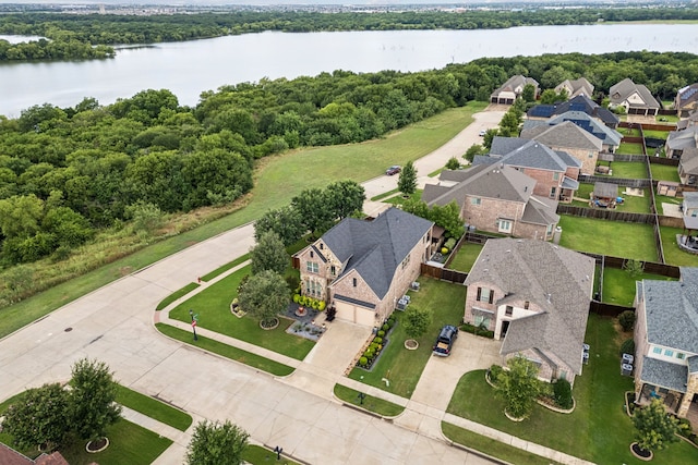 2824 Mastil Rd, Grand Prairie, TX 75054 - aerial view of residential area featuring a nearby body of water