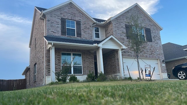 2044 Bellatrix Dr, Haslet, TX 76052 - traditional-style home with brick siding and an attached garage