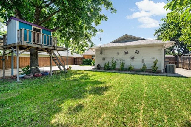 2008 Morningside Dr, Garland, TX 75041 - fenced backyard with a patio area, a wooden deck, and stairs