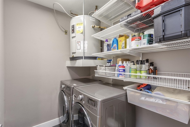 5055 Addison Cir Unit 413, Addison, TX 75001 - laundry room with washing machine and dryer and water heater