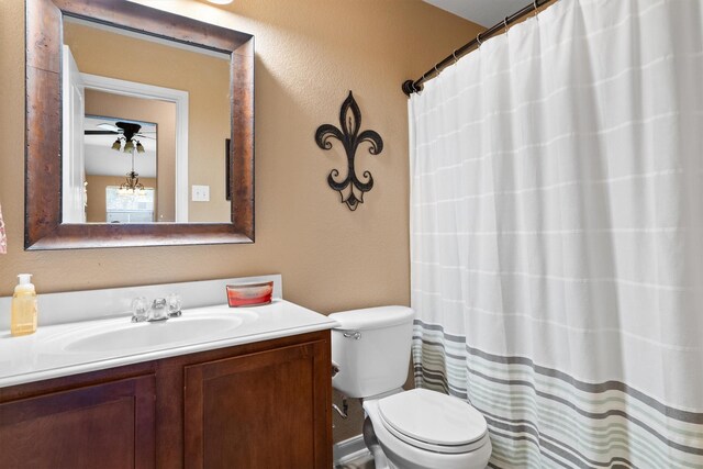 2912 Day Star Dr, Little Elm, TX 75068 - full bathroom featuring vanity, a textured wall, and curtained shower